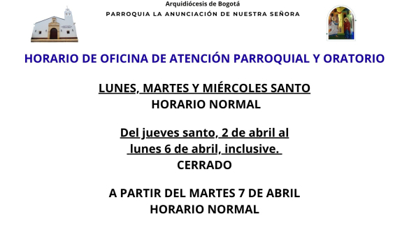 horario especial